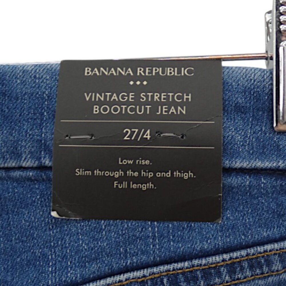 NWT Banana Republic Bootcut Jeans Women’s 27/4 Low Rise Stretch Y2K Vintage - Picture 8 of 11